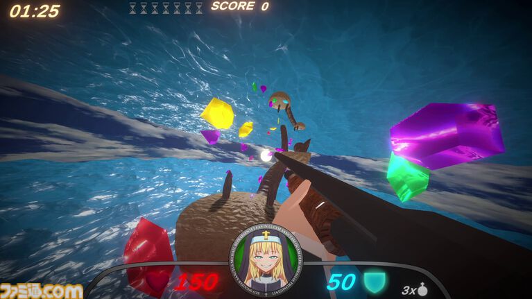 『Guns and Nuns: Storming Hell』シスターが高笑いしながら重火器をぶっ放す。地獄に乗り込み、ショットガンや火炎放射器で悪魔を蹴散らす爽快FPS