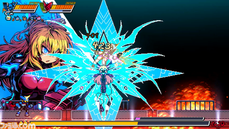 2D横スクロールアクション『超アロイクラッシュ』Steamアーリーアクセス開始。レトロSFの宇宙を舞台に伝説の宇宙ハンターが冒険