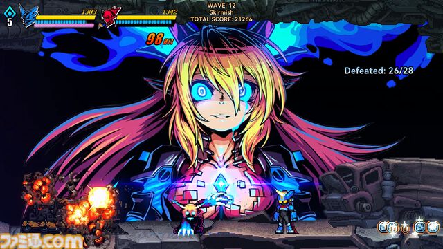 2D横スクロールアクション『超アロイクラッシュ』Steamアーリーアクセス開始。レトロSFの宇宙を舞台に伝説の宇宙ハンターが冒険