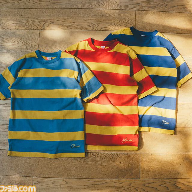 『MOTHER』ネス、リュカ、クラウスが着ていたボーダーTシャツが商品化。4月10日より公式ウェブショップで販売開始