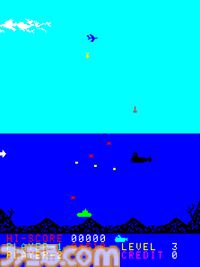 【アケアカ】『ポラリス』4月9日配信。空からの爆撃やフリゲート艦、浮遊機雷を潜水艦で迎え撃つタイトーのシューティングゲーム