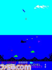 【アケアカ】『ポラリス』4月9日配信。空からの爆撃やフリゲート艦、浮遊機雷を潜水艦で迎え撃つタイトーのシューティングゲーム