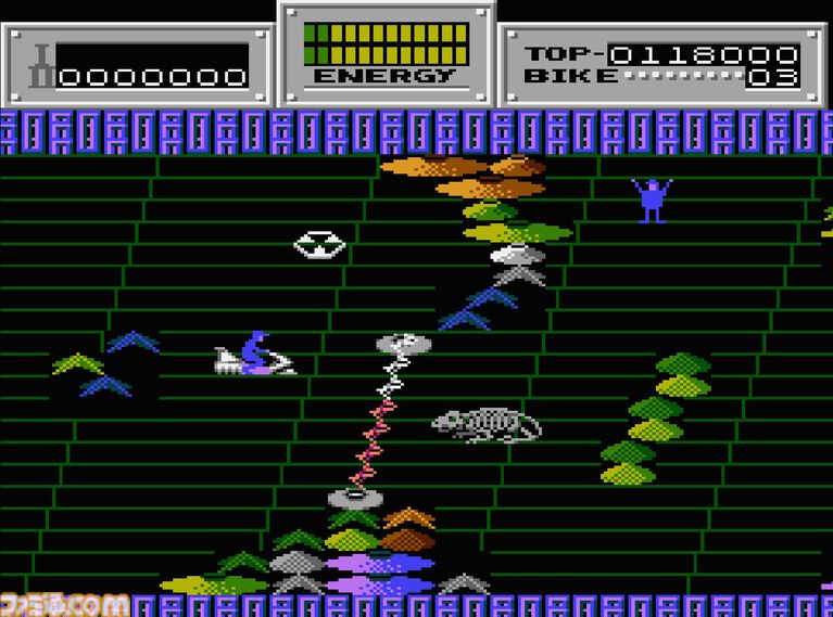 【コンアカ】『セクロス』4月9日配信。ホバーリングバイクに乗って捕虜を救出しながら悪の部族と戦う、1986年発売のシューティング