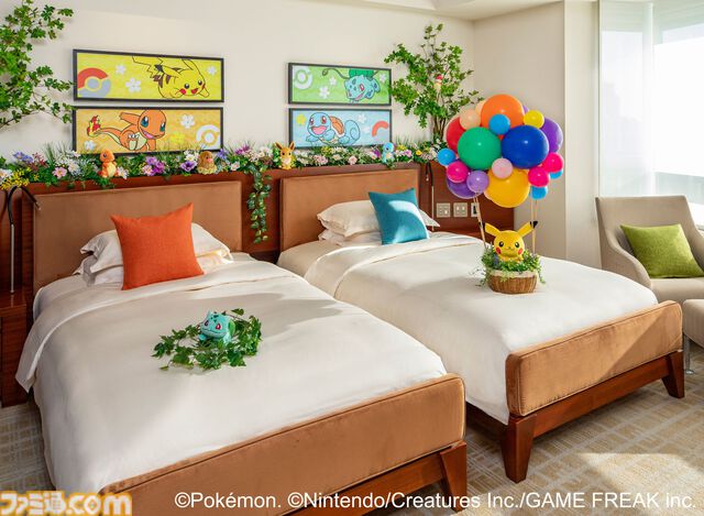『ポケモン』30周年を記念した宿泊プランがグランドハイアット東京に登場。ポケモンたちに彩られた客室はファン必見、コラボアメニティグッズも多数