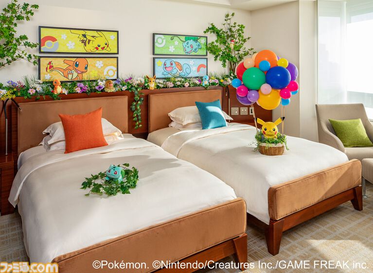 『ポケモン』30周年を記念した宿泊プランがグランドハイアット東京に登場。ポケモンたちに彩られた客室はファン必見、コラボアメニティグッズも多数