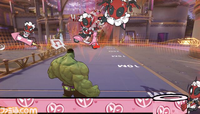 『マーベル・ライバルズ』デッドプールがネコ耳メイド服姿になってかわいくポーズを決める。専用の新コスチューム“Maid-Pool”が4月10日より登場