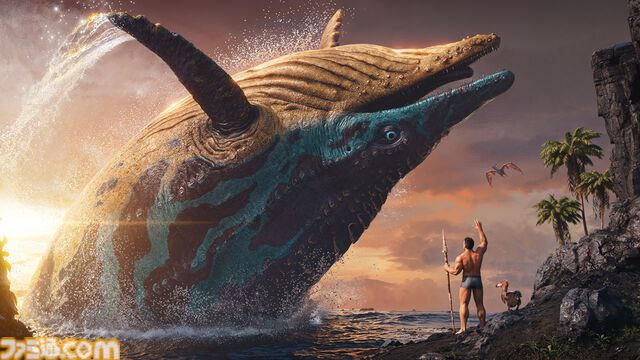 PS5版『ARK Survival Ascended』炎を纏うネコ科の新生物がかっこいい。広大な海が特徴のマップを追加する無料アプデが本日（6/5）配信
