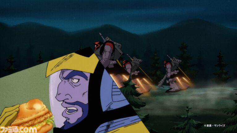 マクドナルドで『機動戦士ガンダム』とのコラボが開催。オリジナル描き下ろしの“ガンダム チキンタツタ専用”が登場。次回予告風の完全新作アニメテレビCMは4月14日より放映開始
