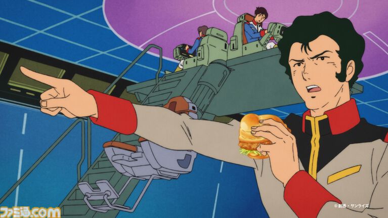マクドナルドで『機動戦士ガンダム』とのコラボが開催。オリジナル描き下ろしの“ガンダム チキンタツタ専用”が登場。次回予告風の完全新作アニメテレビCMは4月14日より放映開始