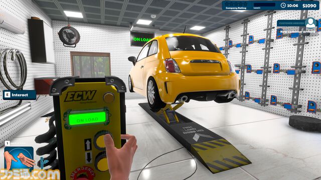 『Express Car Wash Simulator』高圧洗浄機で汚れを落とす洗車シミュレーター。濃密な泡とカラフルな洗剤でピカピカに仕上げる爽快感