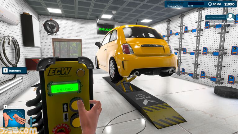 『Express Car Wash Simulator』高圧洗浄機で汚れを落とす洗車シミュレーター。濃密な泡とカラフルな洗剤でピカピカに仕上げる爽快感