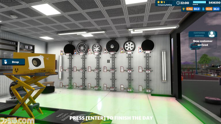 『Express Car Wash Simulator』高圧洗浄機で汚れを落とす洗車シミュレーター。濃密な泡とカラフルな洗剤でピカピカに仕上げる爽快感