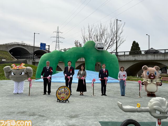 岩手県盛岡市に"イシツブテ公園”が開園。いわて応援ポケモン・イシツブテをはじめ、いわタイプのポケモンたちの遊具を設置。『ポケモンGO』との連携も