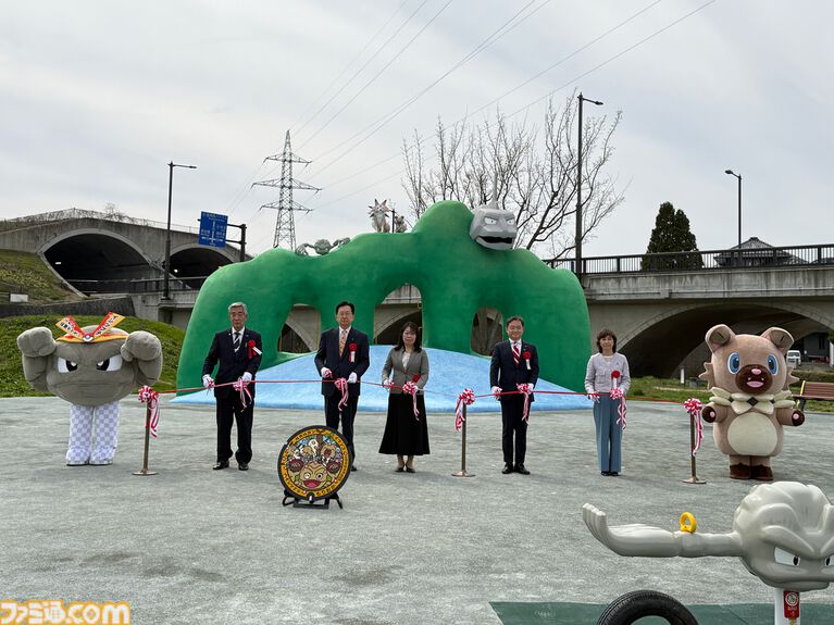 岩手県盛岡市に"イシツブテ公園”が開園。いわて応援ポケモン・イシツブテをはじめ、いわタイプのポケモンたちの遊具を設置。『ポケモンGO』との連携も