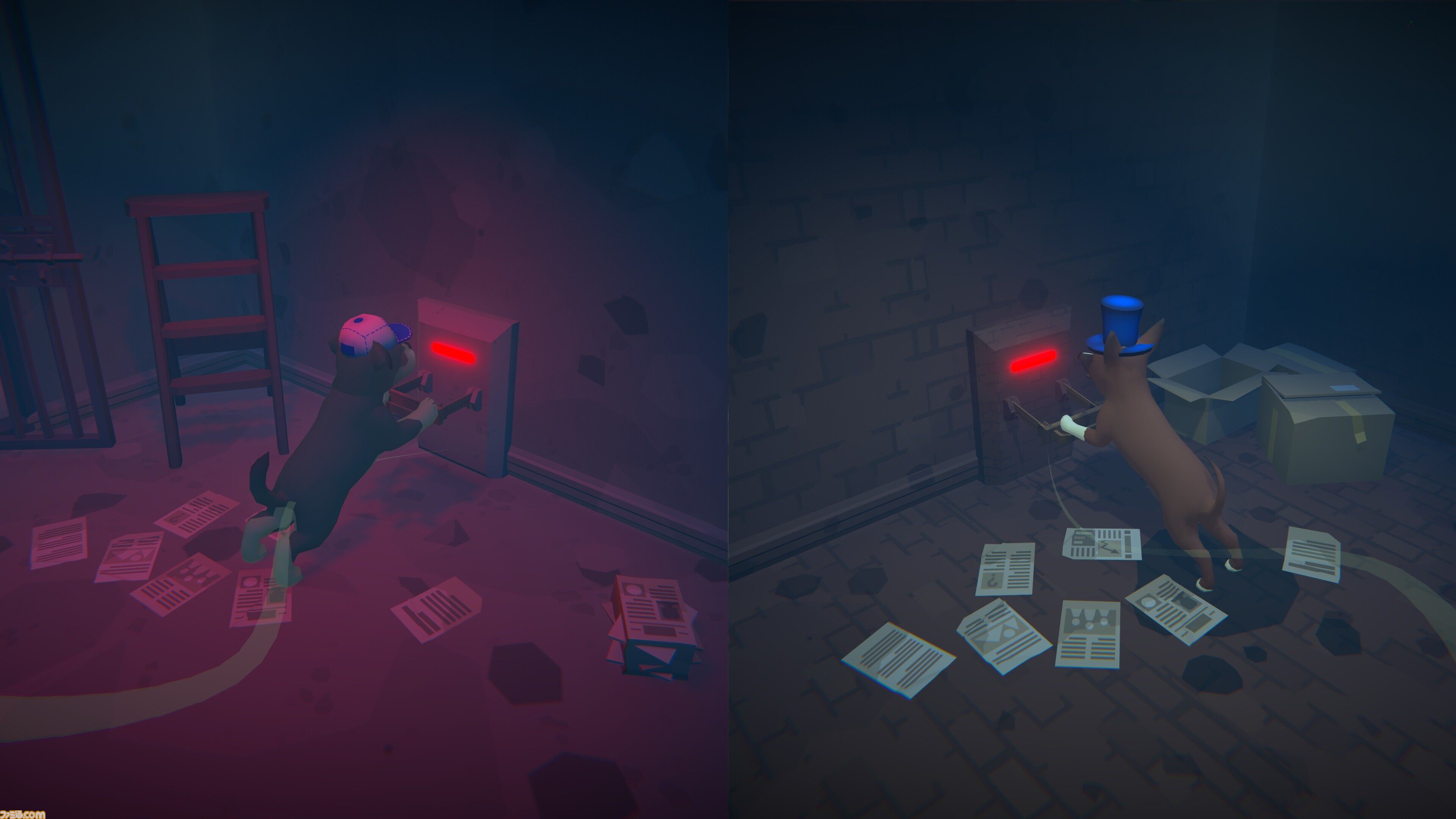 子犬の2匹協力ホラーゲーム『Haunted Paws』Steamで発表。掘る・嗅ぐ・吠える……ワンちゃんならではのアクションでお化け屋敷を探索