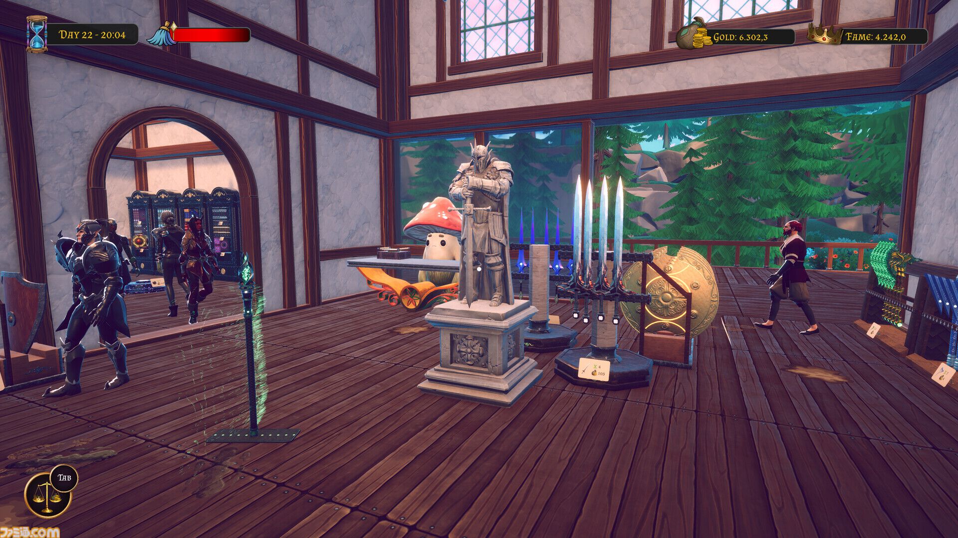『Arcane Merchant』中世ファンタジー世界のショップ経営シミュレーションが5/20に発売。武器防具やポーション、アーティファクトを売りまくって目指せ億万長者