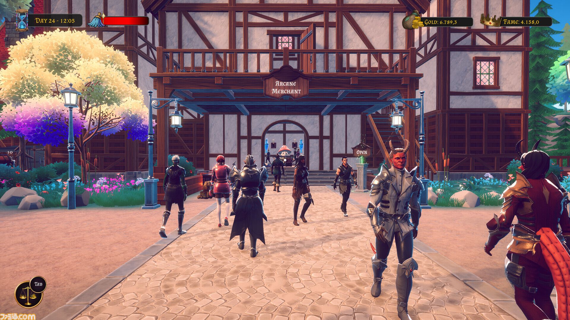 『Arcane Merchant』中世ファンタジー世界のショップ経営シミュレーションが5/20に発売。武器防具やポーション、アーティファクトを売りまくって目指せ億万長者