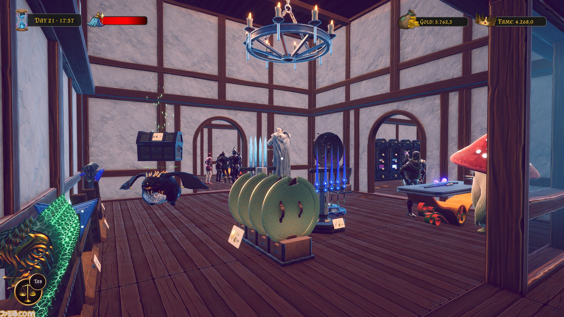 『Arcane Merchant』中世ファンタジー世界のショップ経営シミュレーションが5/20に発売。武器防具やポーション、アーティファクトを売りまくって目指せ億万長者