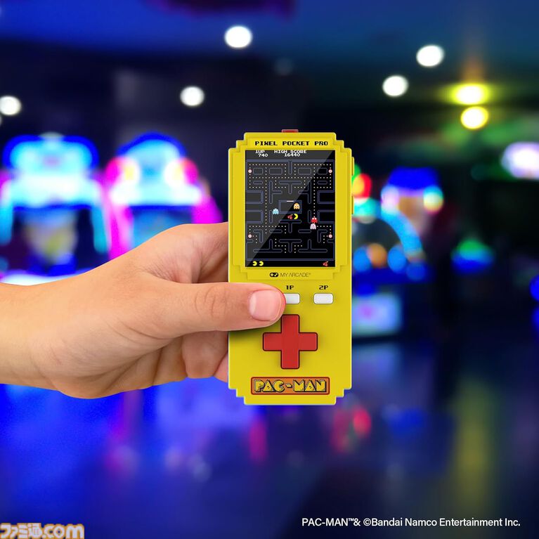 『パックマン』や『ギャラガ』など不朽の名作がポータブルゲーム機になって登場。高解像度2インチディスプレイ搭載でコレクターにもゲームファンにも嬉しい一品