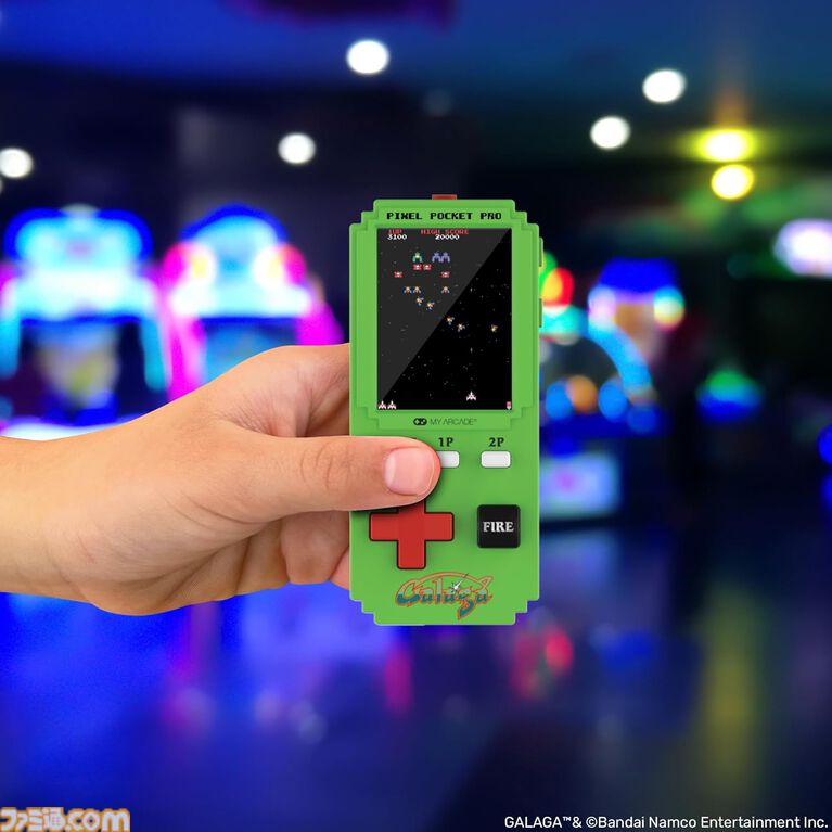 『パックマン』や『ギャラガ』など不朽の名作がポータブルゲーム機になって登場。高解像度2インチディスプレイ搭載でコレクターにもゲームファンにも嬉しい一品