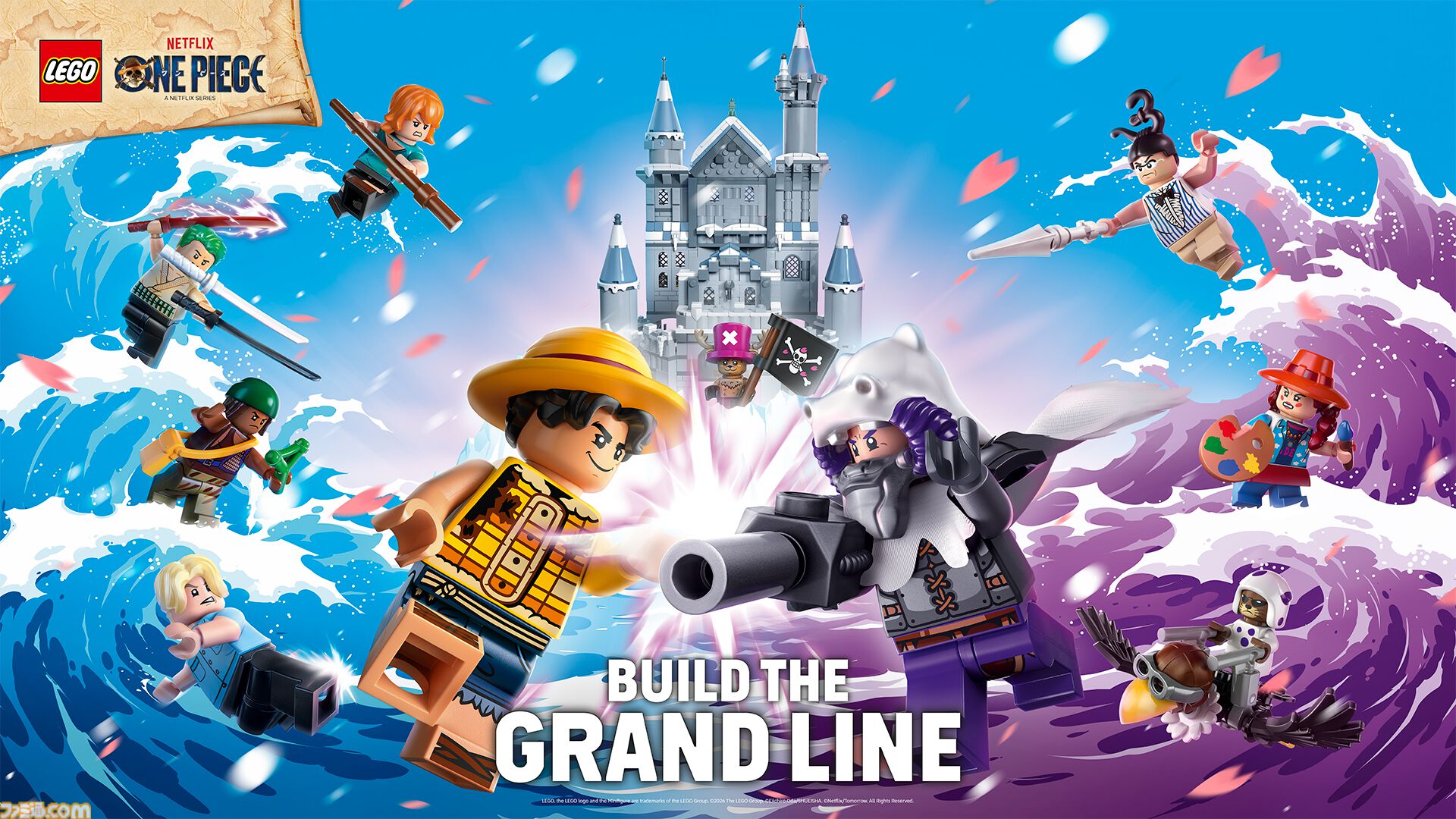 ワンピース　エース　ロビン　チョッパー　ブロギー　ドリー 実写版『ワンピース』シーズン2の名シーンを再現した“レゴワンピース