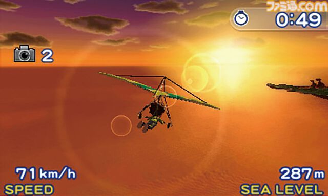 3DS『パイロットウイングス リゾート』15周年。裸眼立体視で最高に贅沢なスカイレジャーを堪能できた作品。『Wii Sports Resort』と同じ島を自由にに散策できる開放感がたまらない【今日は何の日？】