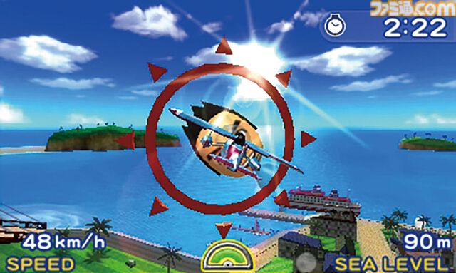 3DS『パイロットウイングス リゾート』15周年。裸眼立体視で最高に贅沢なスカイレジャーを堪能できた作品。『Wii Sports Resort』と同じ島を自由にに散策できる開放感がたまらない【今日は何の日？】