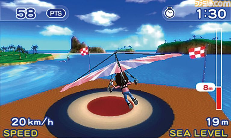 3DS『パイロットウイングス リゾート』15周年。裸眼立体視で最高に贅沢なスカイレジャーを堪能できた作品。『Wii Sports Resort』と同じ島を自由にに散策できる開放感がたまらない【今日は何の日？】