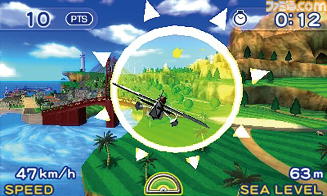 3DS『パイロットウイングス リゾート』15周年。裸眼立体視で最高に贅沢なスカイレジャーを堪能できた作品。『Wii Sports Resort』と同じ島を自由にに散策できる開放感がたまらない【今日は何の日？】