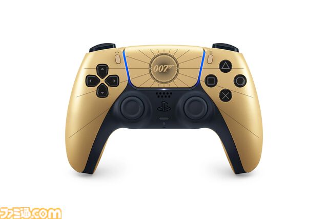 『007 First Light』デザインのPS5“デュアルセンス”が4/17から予約受付を開始。『007』のコードネームがプリントされた高級感あふれるゴールドカラー