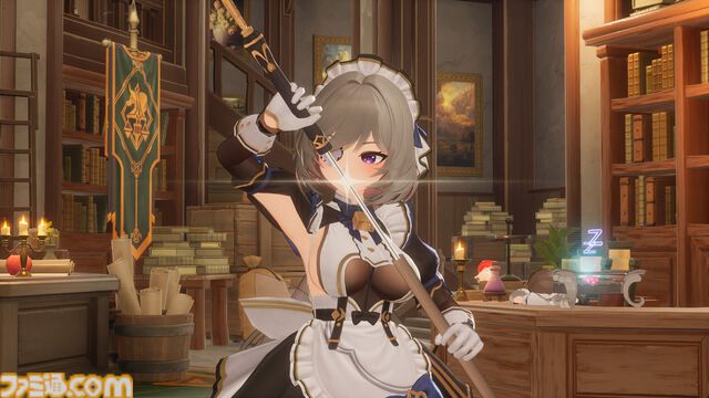 『モンギル』の“仕込み刀の箒を持った眼帯メイド（元騎士団長）”が好きすぎる。カジュアルなシステムで、キャラクターの“濃さ”を存分に味わえる新作アクションRPG