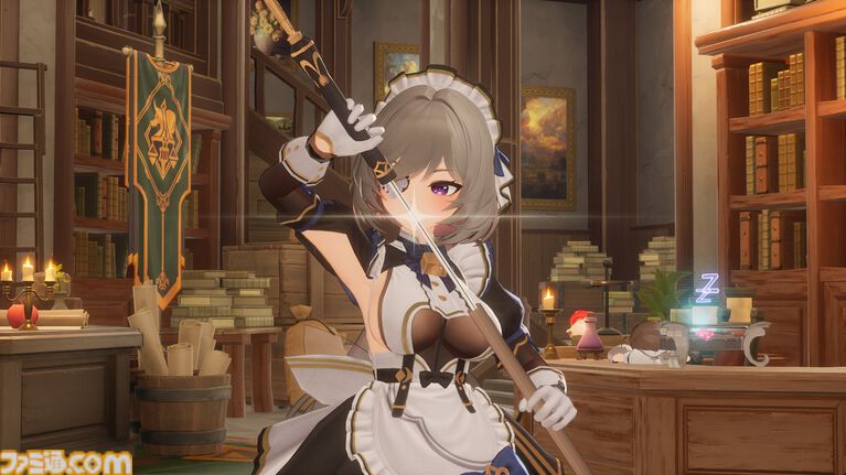 『モンギル』の“仕込み刀の箒を持った眼帯メイド（元騎士団長）”が好きすぎる。カジュアルなシステムで、キャラクターの“濃さ”を存分に味わえる新作アクションRPG