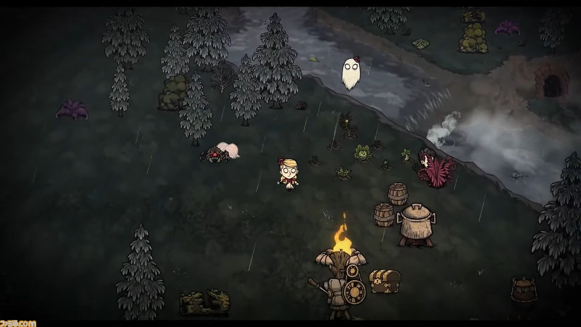 『Don't Starve Elsewhere』人気協力サバイバルゲームの完全新作が発表。多層構造のバイオームをクラフト・農業・建築などを駆使して開拓【Triple-i Initiative】