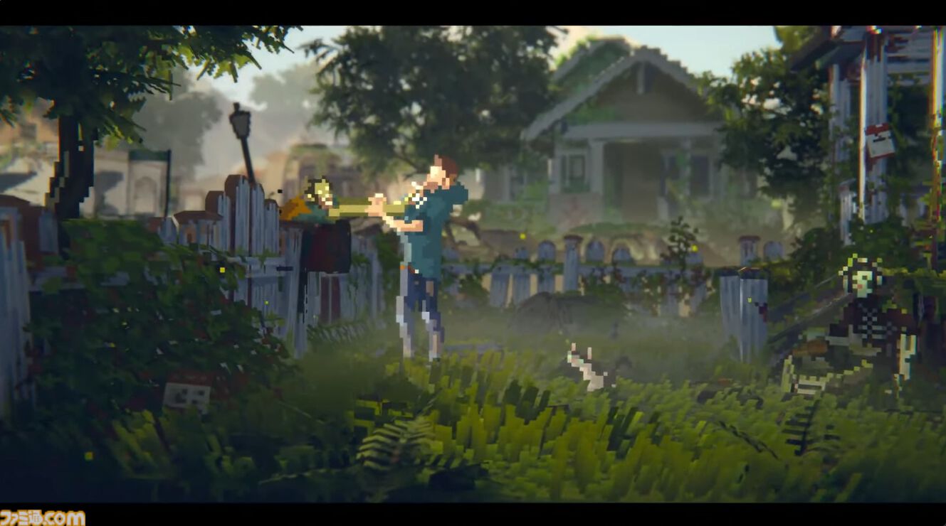 『LONG GONE』ゾンビから逃げつつ飼い猫をなでて癒される。3Dマップ×ドット絵キャラの終末世界アドベンチャーが2027年発売【Triple-i Initiative】
