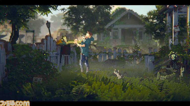 『LONG GONE』ゾンビから逃げつつ飼い猫をなでて癒される。3Dマップ×ドット絵キャラの終末世界アドベンチャーが2027年発売【Triple-i Initiative】