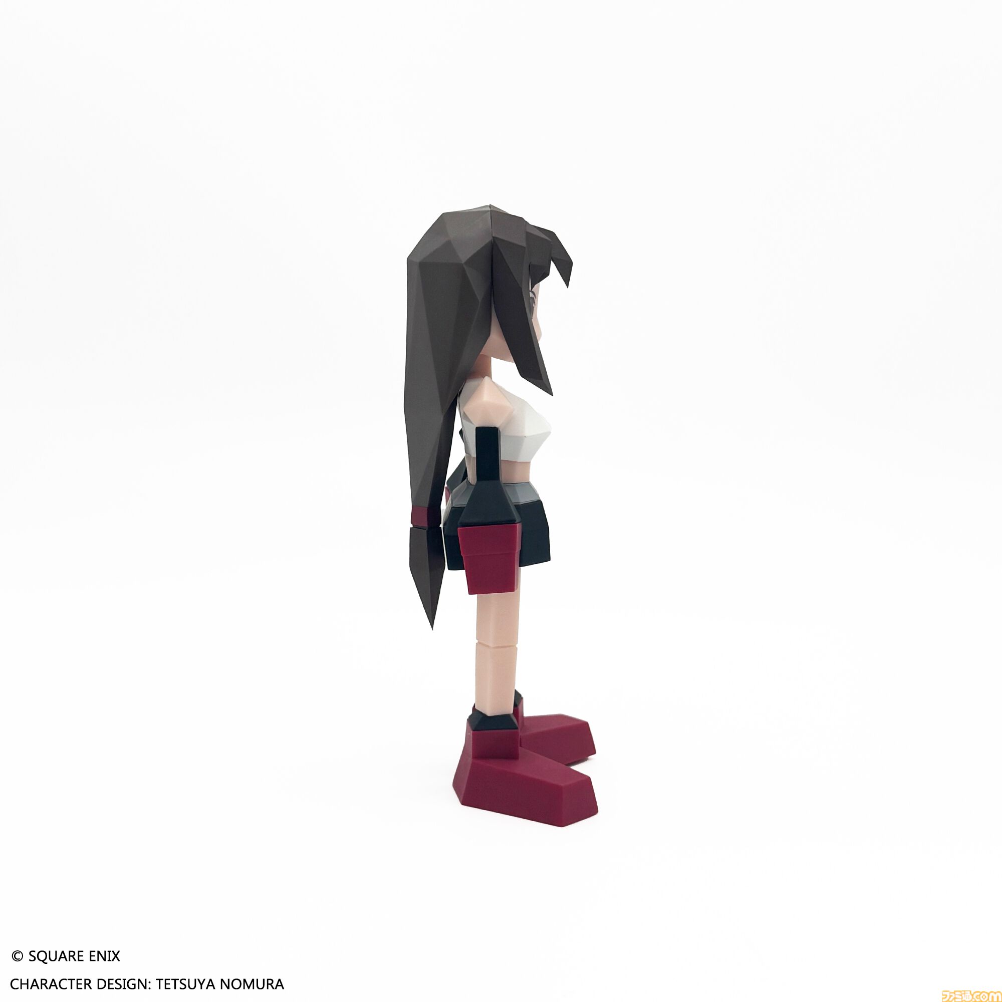 FF7』エアリス、ティファのポリゴンソフビ発売決定。オリジナル版の
