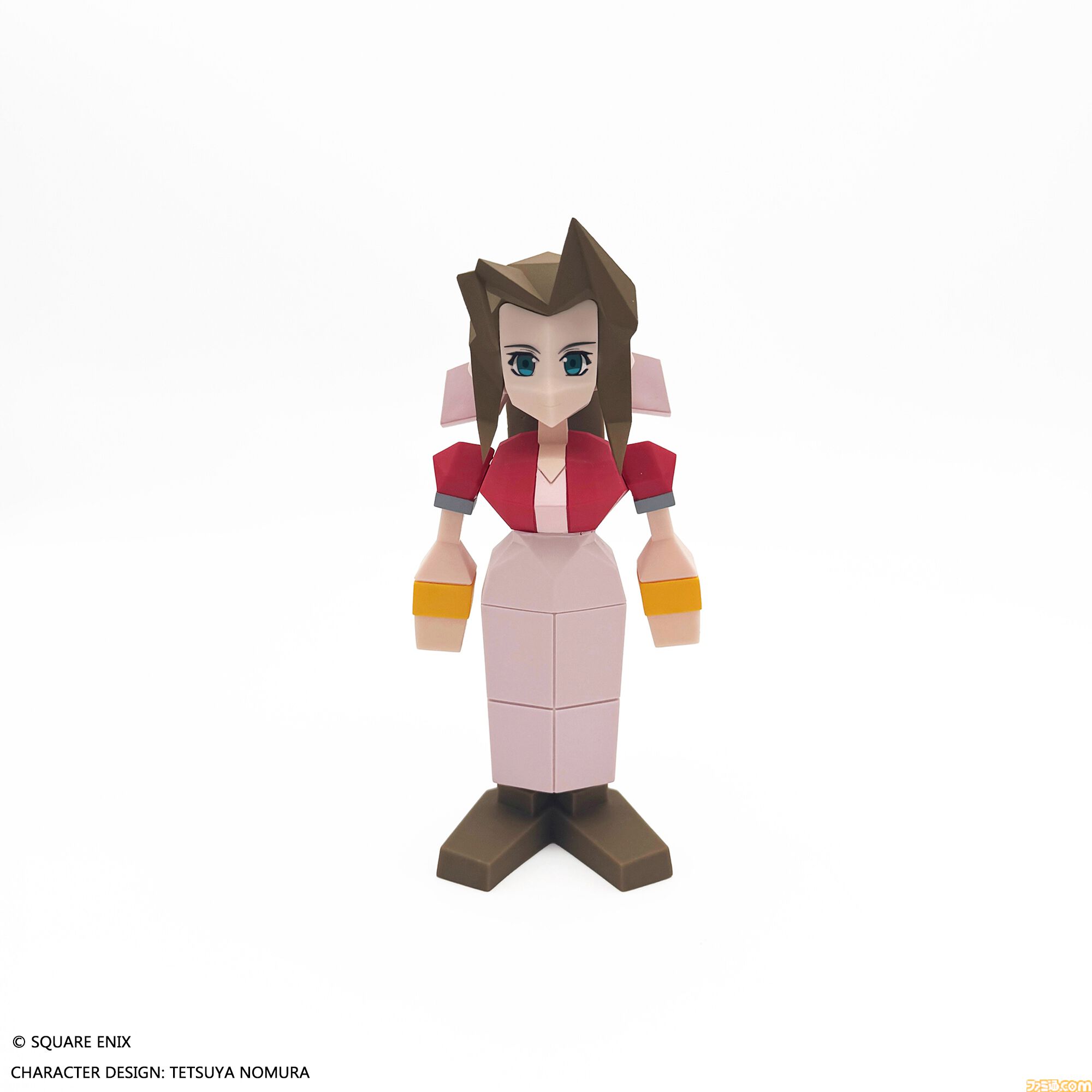 FF7』エアリス、ティファのポリゴンソフビ発売決定。オリジナル版の