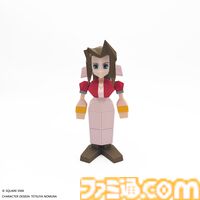 『FF7』エアリス、ティファのポリゴンソフビ発売決定。オリジナル版のデフォルメデザイン再現フィギュア【7/25発売】