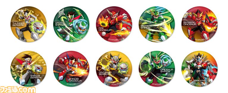 『流星のロックマン』ノイズチェンジ姿のアクスタ、ブラックエース&レッドジョーカーのシャツが当たる。カプコンオンラインくじが発売