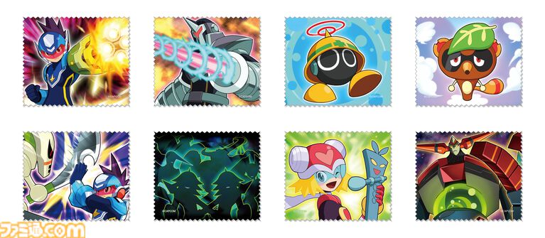 『流星のロックマン』ノイズチェンジ姿のアクスタ、ブラックエース&レッドジョーカーのシャツが当たる。カプコンオンラインくじが発売