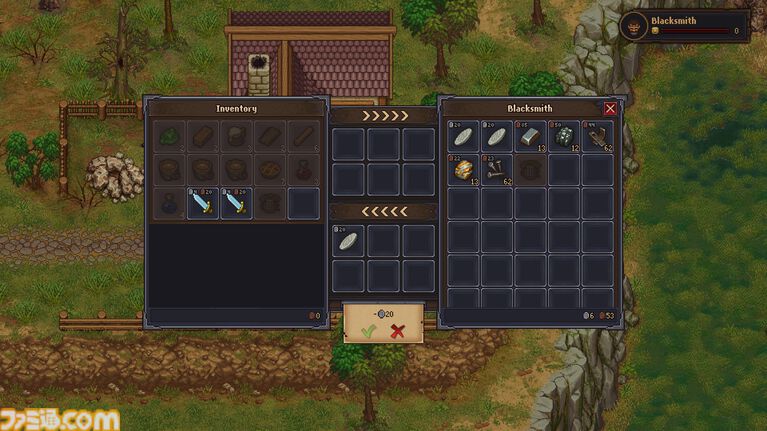 『Graveyard Keeper』が期間限定で無料配布。新作発表にあわせて。非人道的なプレイも当たり前の中世墓場管理ゲーム