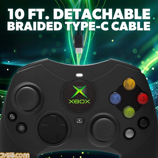 初代Xbox風の有線コントローラ“DuchesS Wired Controller”が発売。XboxシリーズやPCで使用できる公式ライセンス品。価格は7330円