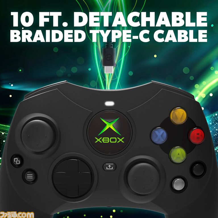 初代Xbox風の有線コントローラ“DuchesS Wired Controller”が発売。XboxシリーズやPCで使用できる公式ライセンス品。価格は7330円