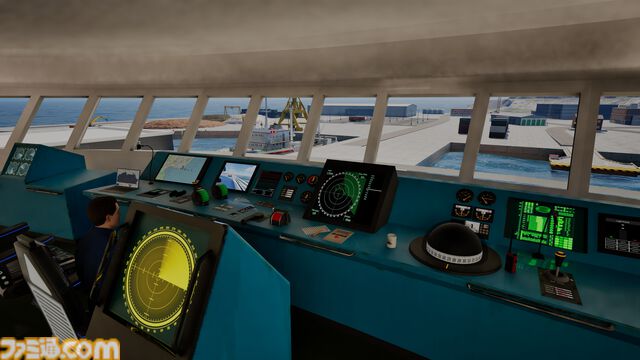 『Professional Ship Simulator』クルーズ船やタンカーなどを操縦できる本格シミュレーター。風、波、潮流の影響を受ける船舶を慎重に操船