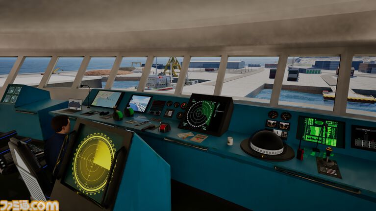 『Professional Ship Simulator』クルーズ船やタンカーなどを操縦できる本格シミュレーター。風、波、潮流の影響を受ける船舶を慎重に操船