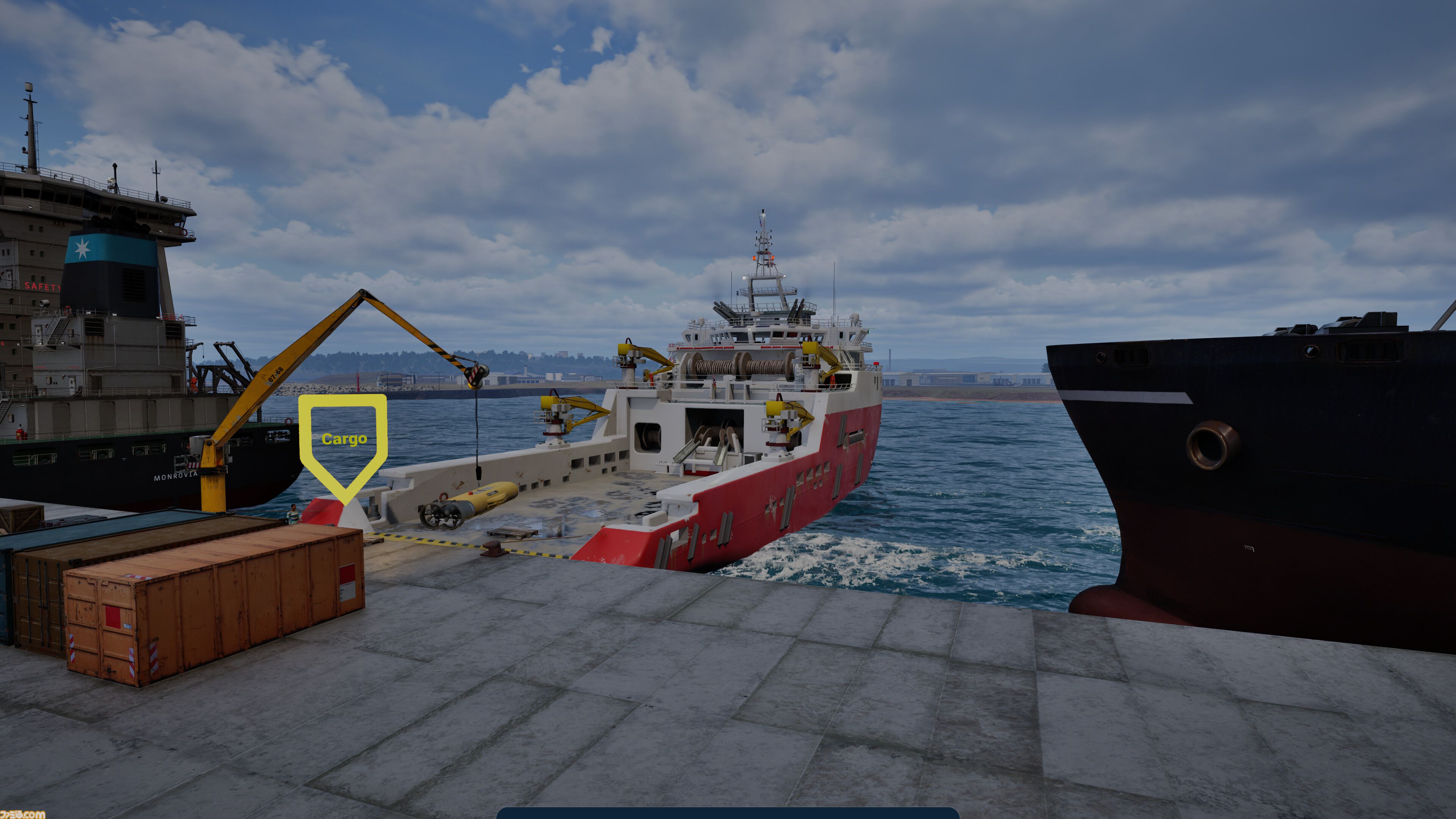 『Professional Ship Simulator』クルーズ船やタンカーなどを操縦できる本格シミュレーター。風、波、潮流の影響を受ける船舶を慎重に操船
