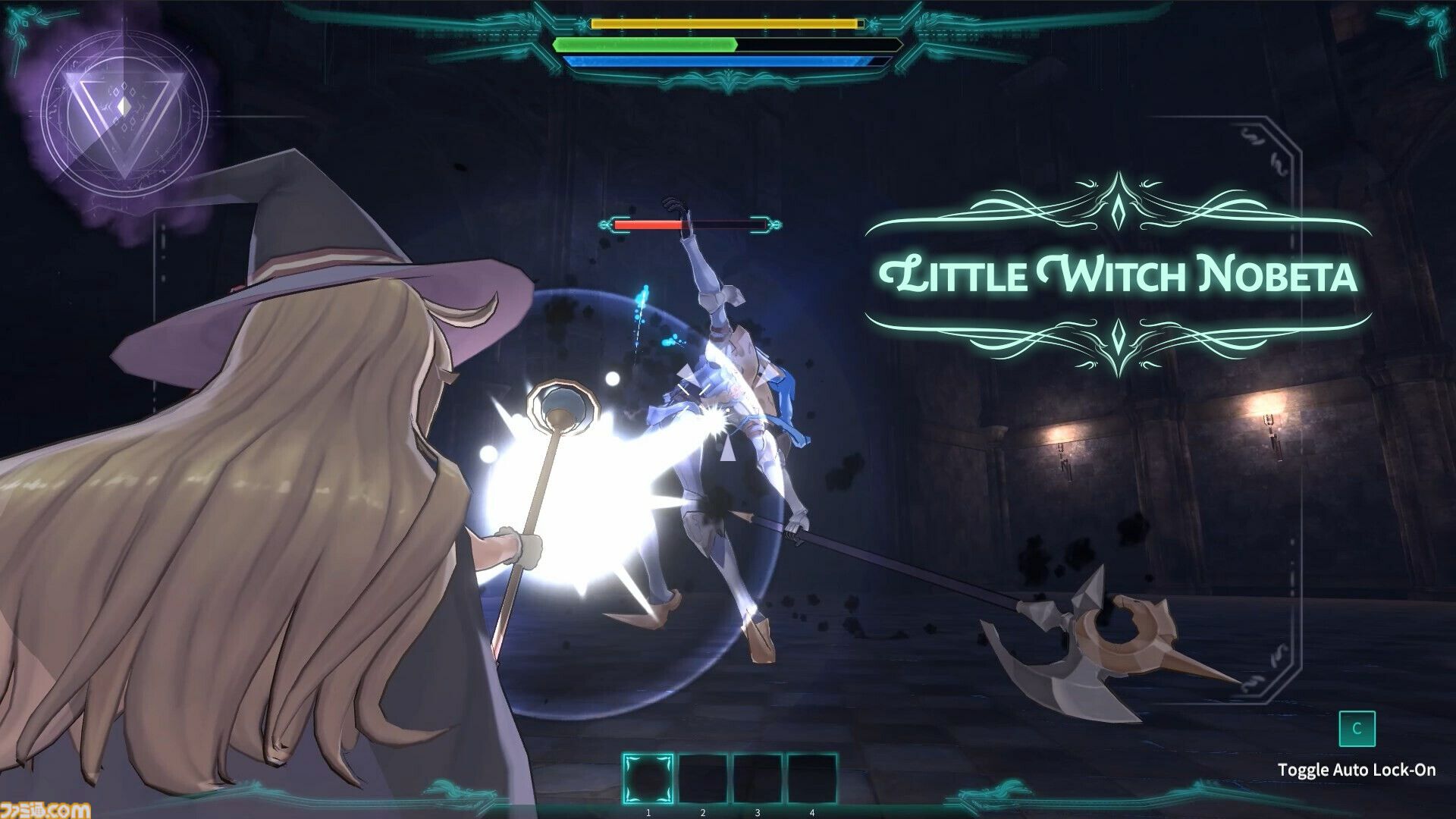 『Little Witch Nobeta』玉座を目指す、小さな魔女の骨太アクション・シューティング。かわいいコスチュームの着せ替え要素も魅力【とっておきインディー】
