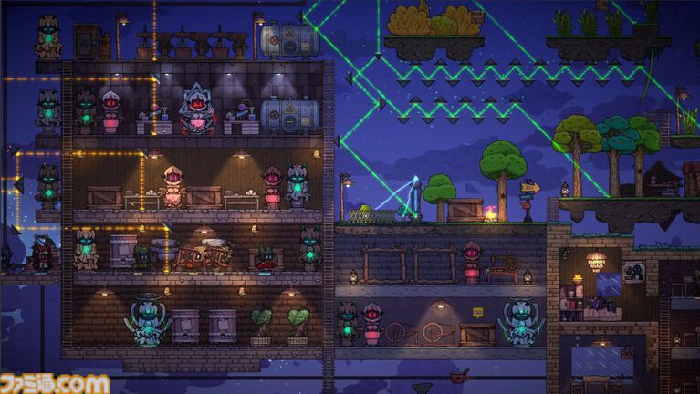 『Cloud Dwellers』浮遊島を舞台としたケルト風2D建築シミュレーション。遺民たちを指揮して荒廃した島の発展を目指す。2026年春にSteamで発売