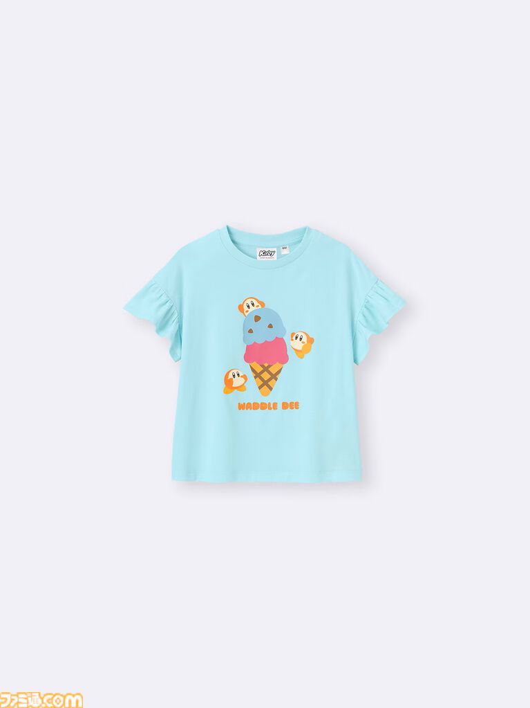 『星のカービィ』GUコラボアパレル先行予約販売がスタート。バカンスを満喫するカービィ&ワドルディのTシャツやパジャマをオンラインストアで展開