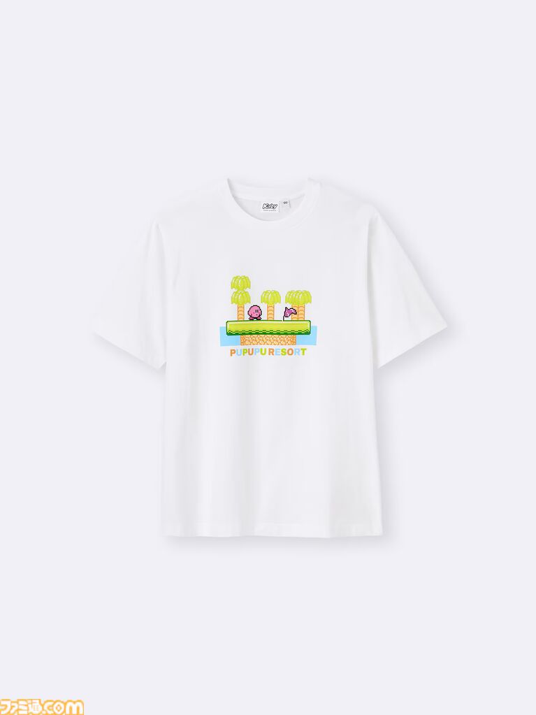 『星のカービィ』GUコラボアパレル先行予約販売がスタート。バカンスを満喫するカービィ&ワドルディのTシャツやパジャマをオンラインストアで展開